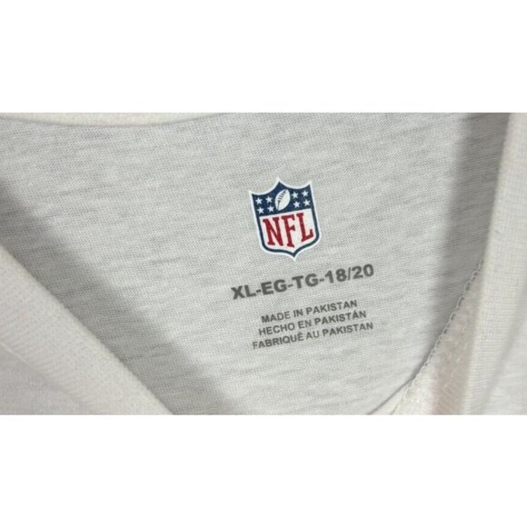 NFL Arizona Cardinals Youth Short Sleeve T-Shirt White Extra Large( 18-20) NWT's - Picture 6 of 8
